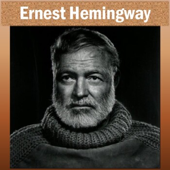 Preview of Ernest Hemingway Introduction on PowerPoint with Student Outline