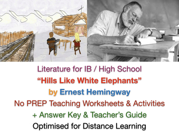 Preview of "Hills Like White Elephants" (Ernest Hemingway): Context & Analysis + ANSWERS