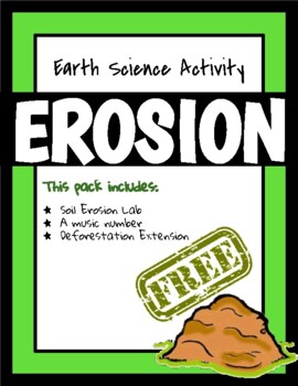 Preview of Erosion Earth Science Lab