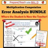 Error Analysis BUNDLE - Multiplication Computation