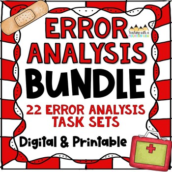 Preview of Error Analysis Bundle