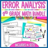 Error Analysis Math Tasks Bundle