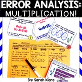 Error Analysis: Multiplication! {A 3rd Grade Review Hunt}