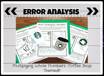 Preview of Error Analysis: Multiplying Whole Numbers