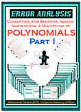 Error Analysis - POLYNOMIALS - PART I