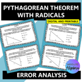 Pythagorean Theorem with Radicals Error Analysis Google Fo