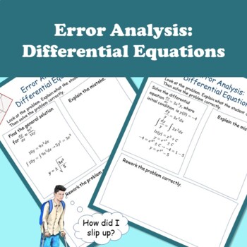 Preview of Error Analysis - Solving Differential Equations Using Separation of Variables