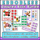 Errorless 2D Shapes Adapted Book Bundle for Special Education