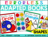 Errorless 2D Shapes Adapted Books {14 books included} 