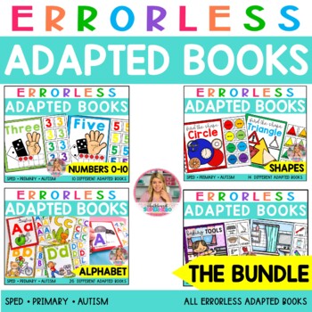 Preview of Errorless Adapted Books Mega Bundle {104 books}