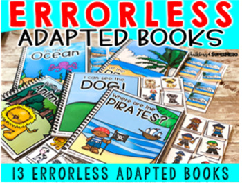 Preview of Errorless Adapted books (for anytime)