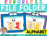 Errorless Alphabet File Folder Games {26 file folder games} 