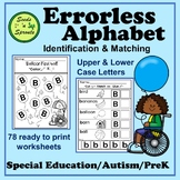 Errorless Alphabet Identification,Matching Sp. Ed/Autism/PreK