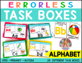 Errorless Alphabet Task Boxes {26 different task boxes}