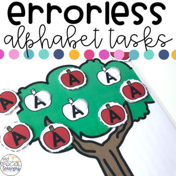 Alphabet Errorless Learning Task Boxes (26 task boxes included