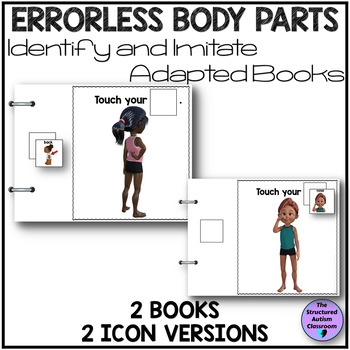 Preview of Errorless Body Parts Identification Imitation Adapted Books Special Education