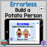 Errorless Build a Potato Person Play Skills Boom Cards Spe