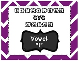 Errorless Task Cards [CVC Words: Vowel I]