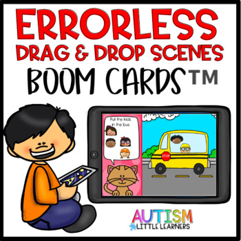 Preview of Errorless Drag & Drop Picture Scene Boom Cards™