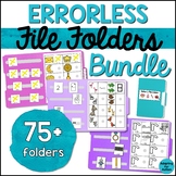 Errorless Learning File Folder Activities BUNDLE - Special Education and Autism