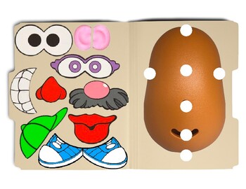 Mr. Potato Head Pieces by Morreale's Materials