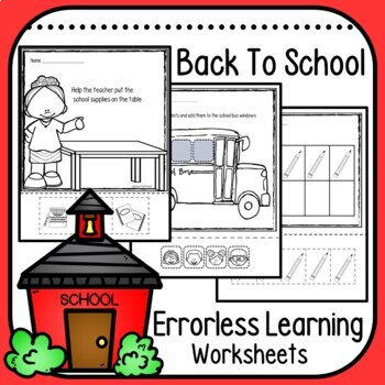 Preview of Errorless Learning - Back to School