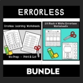Errorless Learning  Bundle- Just Print & Go!!!