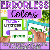 Errorless Learning Colors. Errorless Task Boxes & Errorles