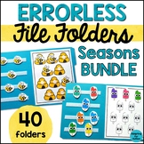 Errorless Learning File Folder Games and Activities Season