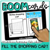 Errorless Learning: Life Skills Boom Cards™: Fill the Shop