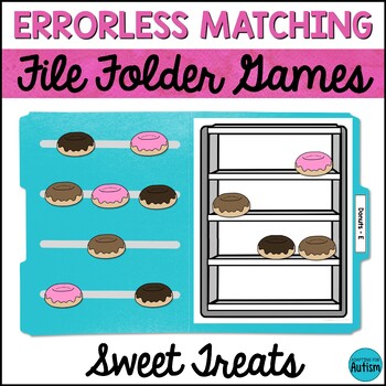 Preview of Errorless Learning Matching File Folder Games & Activities for Special Education
