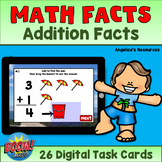 Errorless Learning Math Facts | Addition Boom Cards | Math Games  | Fact Fluency