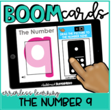 Errorless Learning Number Boom Cards™: The Number NINE