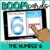 Errorless Learning Number Boom Cards™: The Number SIX