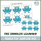 Errorless Learning Task Box / Independent Work for Autism 