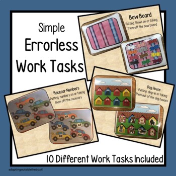 Preview of Errorless Learning Tasks
