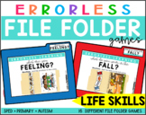 Errorless Life Skills File Folder Games