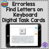 Errorless Match Letters on a Keyboard Boom Cards Special E