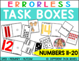 Errorless Number 11-20 Task Boxes {10 task boxes}