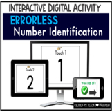 Errorless Number Identification Digital Task Cards | Math 