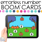 Errorless Number Match Boom™ Cards - Distance Learning for