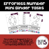 Errorless Number Mini Binder Tasks