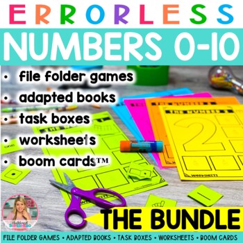 Preview of Errorless Numbers 0-10 BUNDLE (GROWING BUNDLE)