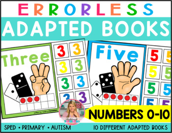 Preview of Errorless Numbers Adapted Books {11 books included}