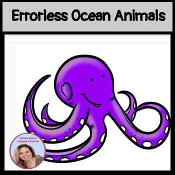 Preview of Errorless Ocean Animals