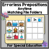 Errorless Prepositions Matching File Folders Anytime for A