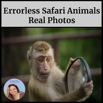 Errorless Safari Animals Real Photos Boom Learning | TPT
