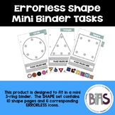 Errorless Shape Mini Binder Tasks