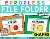 Errorless Shapes File Folder Games 