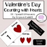 Errorless Valentine's Day Counting 1-10 with Hearts: Digit